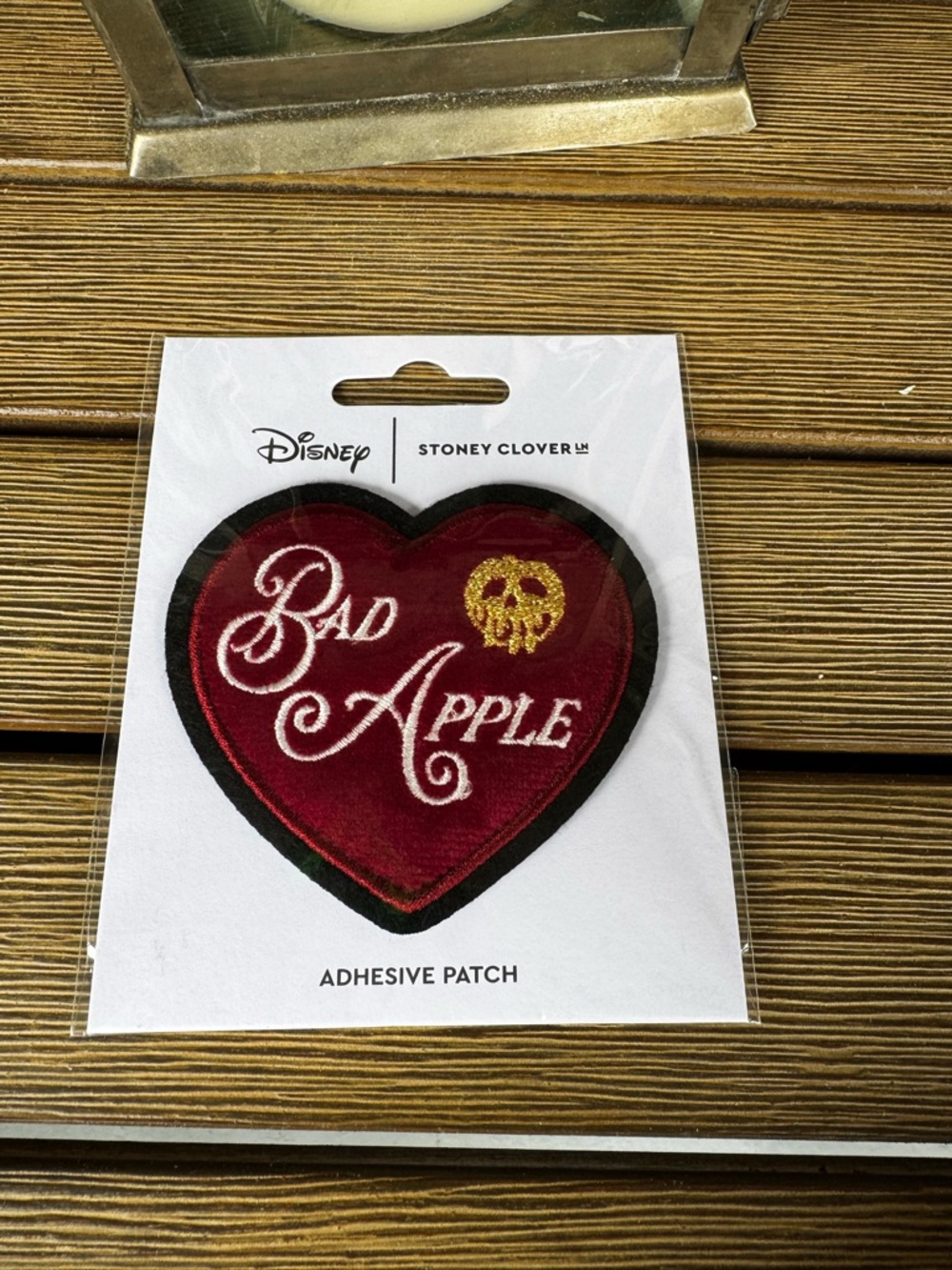 Stoney Clover Lane  Disney Villains velvet heart patch New with Tags